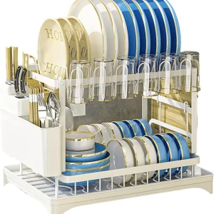2-Tier Kitchen Dish Drying Rack