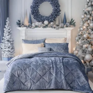 Luxury Velvet King Comforter Set