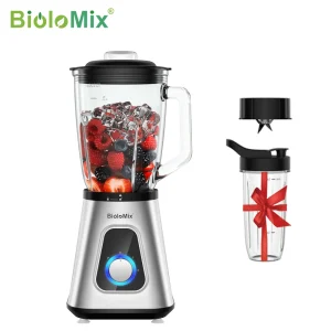 BioloMix 1300W Glass Jar Blender